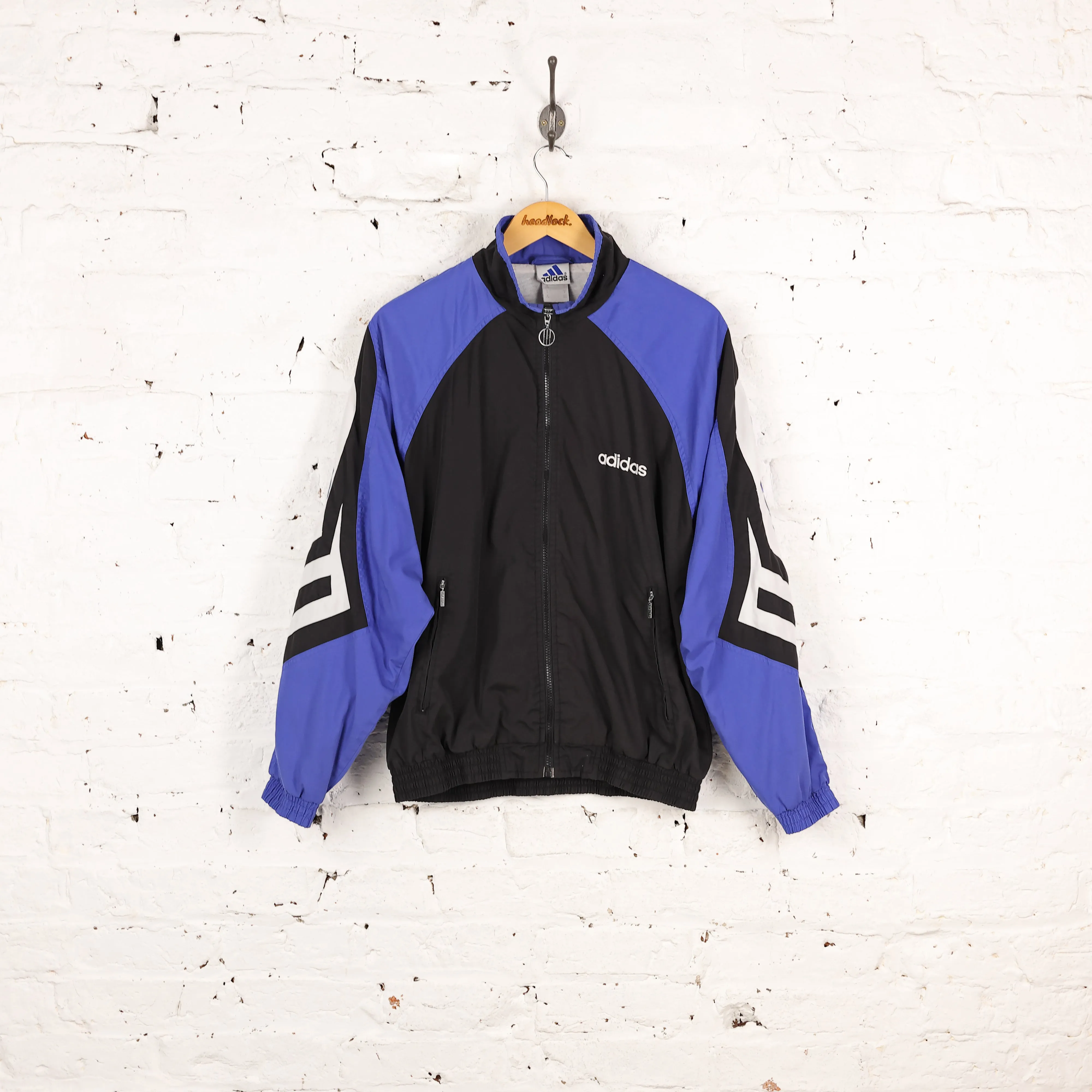 Adidas 90s Shell Tracksuit Top Jacket - Black - M