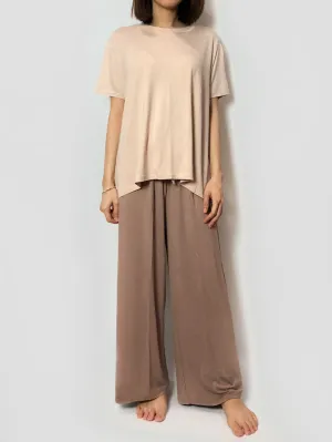 Brown Loose Long Lounge Set