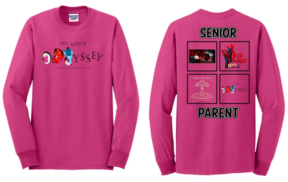 Senior OR Senior PARENT Jerzees® - Dri-Power® 50/50 Cotton/Poly Long Sleeve T-Shirt  - CCG25